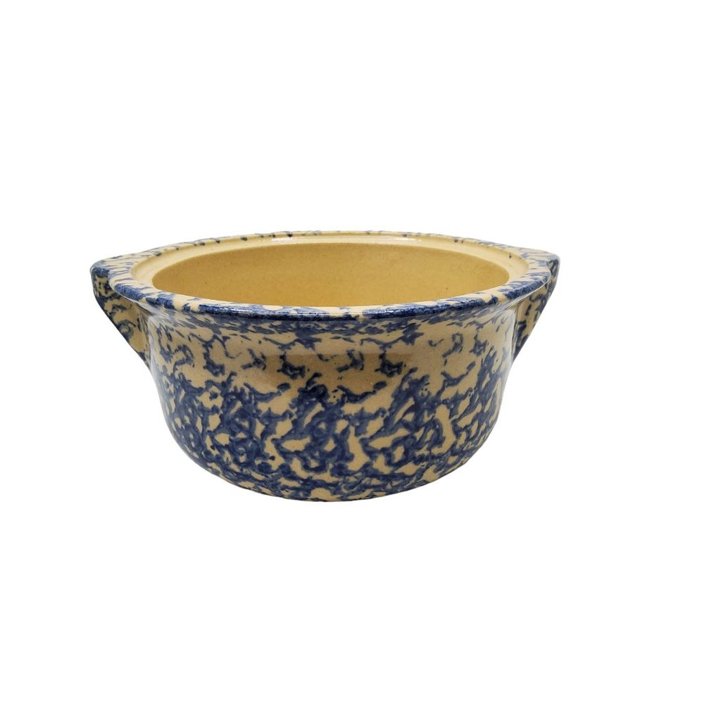 vintage rrp company roseville ohio spongeware crock